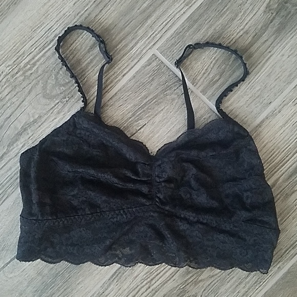 PINK black lace bralette - Picture 4 of 8